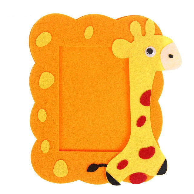 3個一賣  無紡布相框卡通動物相框