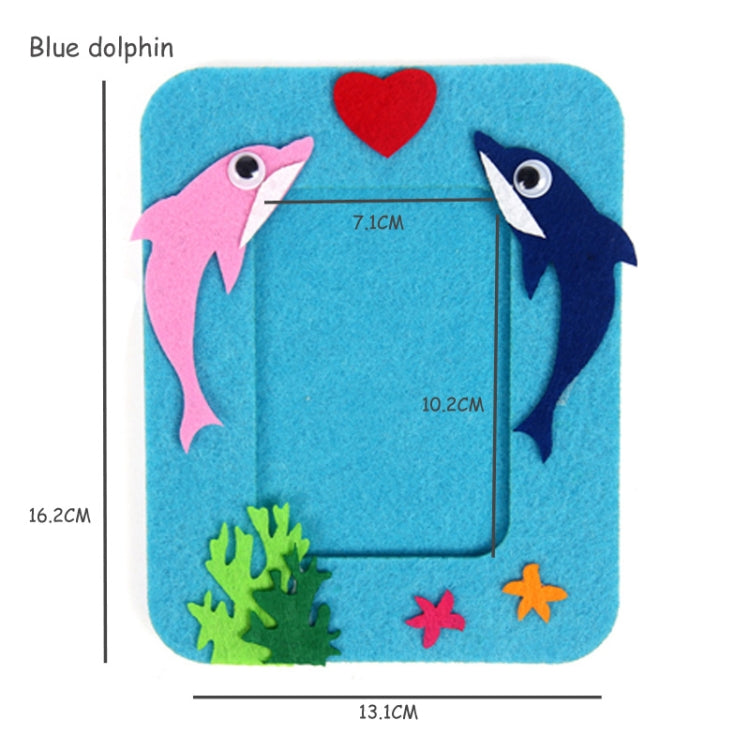 3個一賣  無紡布相框卡通動物相框