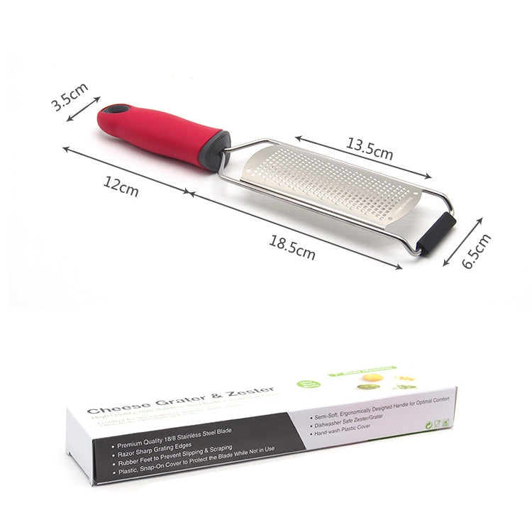 奶酪刨絲器 不銹鋼刀片奶酪切片機檸檬磨碎機巧克力芝士擦絲器 帶保護蓋