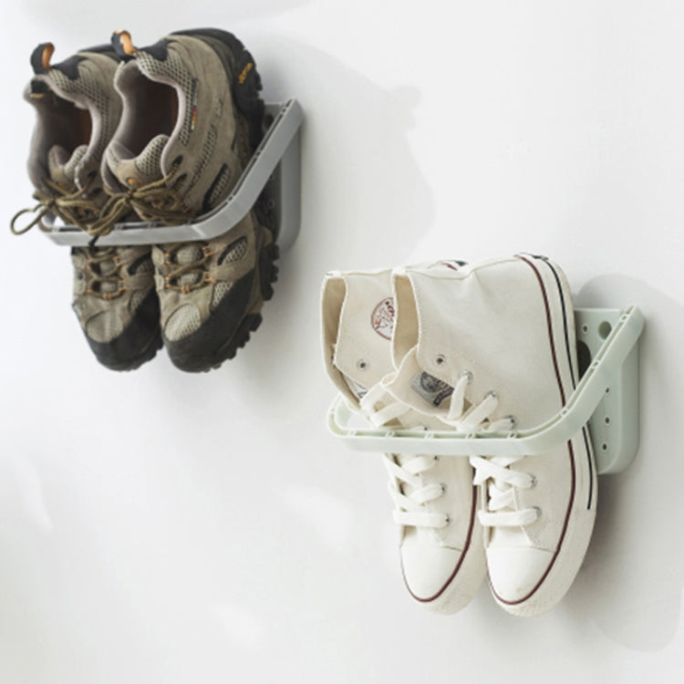 吸盤多功能摺疊壁掛置物拖鞋收納架