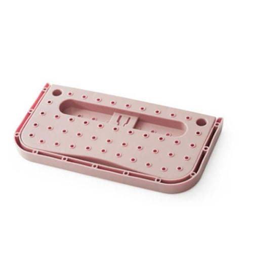 吸盤多功能摺疊壁掛置物拖鞋收納架