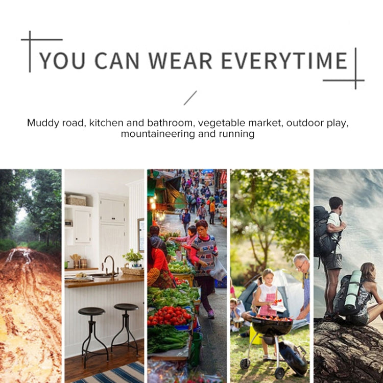 便攜式雨鞋防水可重複使用彈性PVC鞋套