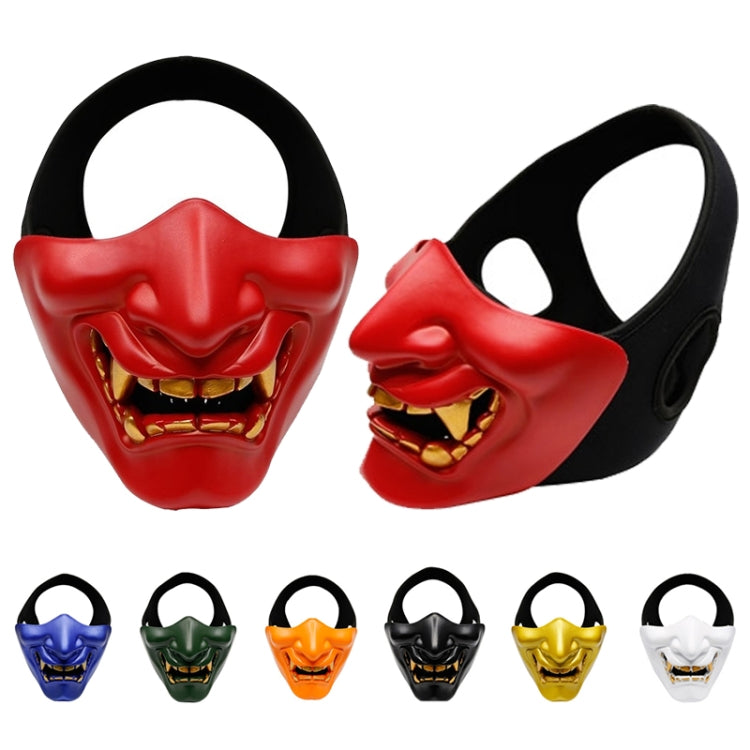 WosporT 萬聖節舞會鬼臉半臉戰術面具