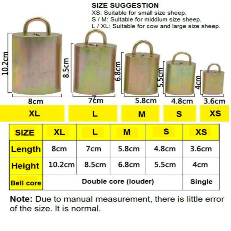 特響加厚牛馬羊放牧農場動物防走失響鈴