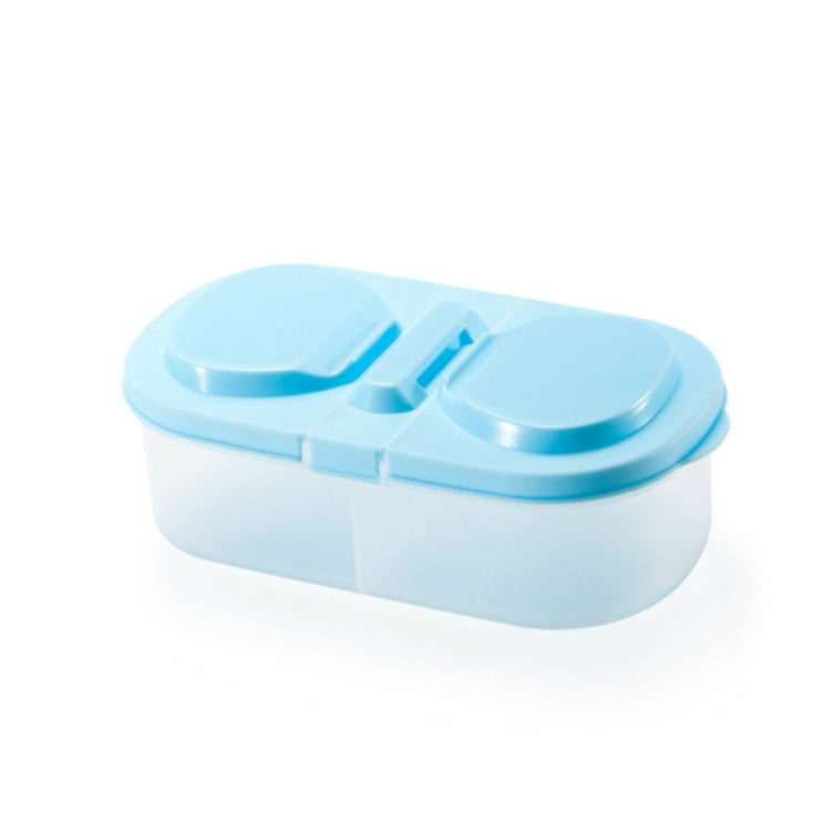 午餐盒食品容器 塑料便攜式野營野餐摺疊水果容器 冰箱微波爐收納盒