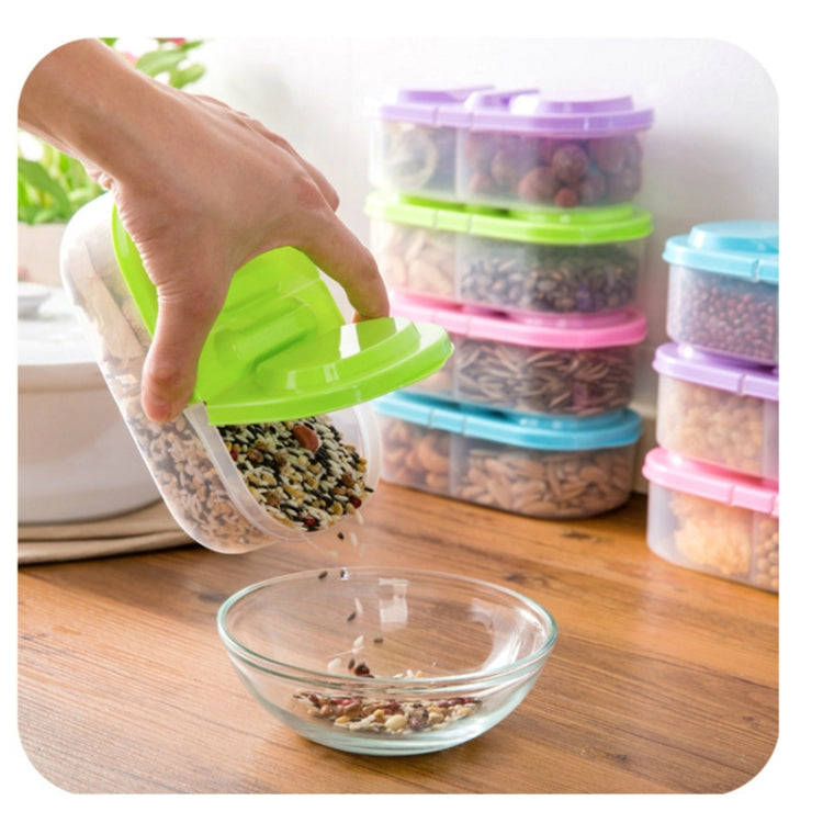 午餐盒食品容器 塑料便攜式野營野餐摺疊水果容器 冰箱微波爐收納盒