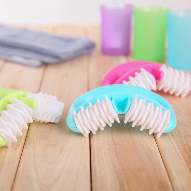 T9142 塑料手動雙輪按摩器圓柄按摩器