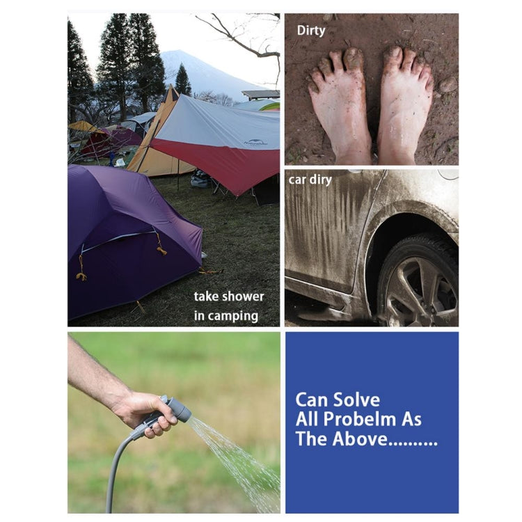 11L戶外野營遠足PVC便攜式淋浴水箱水袋沐浴器