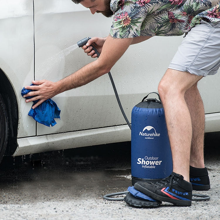 11L戶外野營遠足PVC便攜式淋浴水箱水袋沐浴器