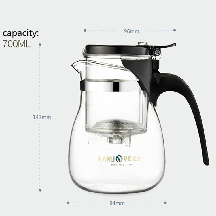 金灶 飄逸 杯泡茶壺耐熱玻璃茶具套裝