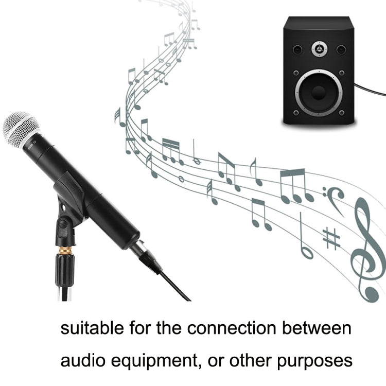 6.35mm卡龍公轉XLR大二芯平衡麥克風音頻線調音台線