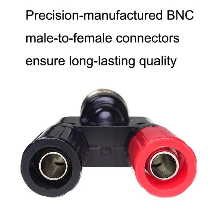 5個一賣 BNC公頭轉2個香蕉插頭母頭