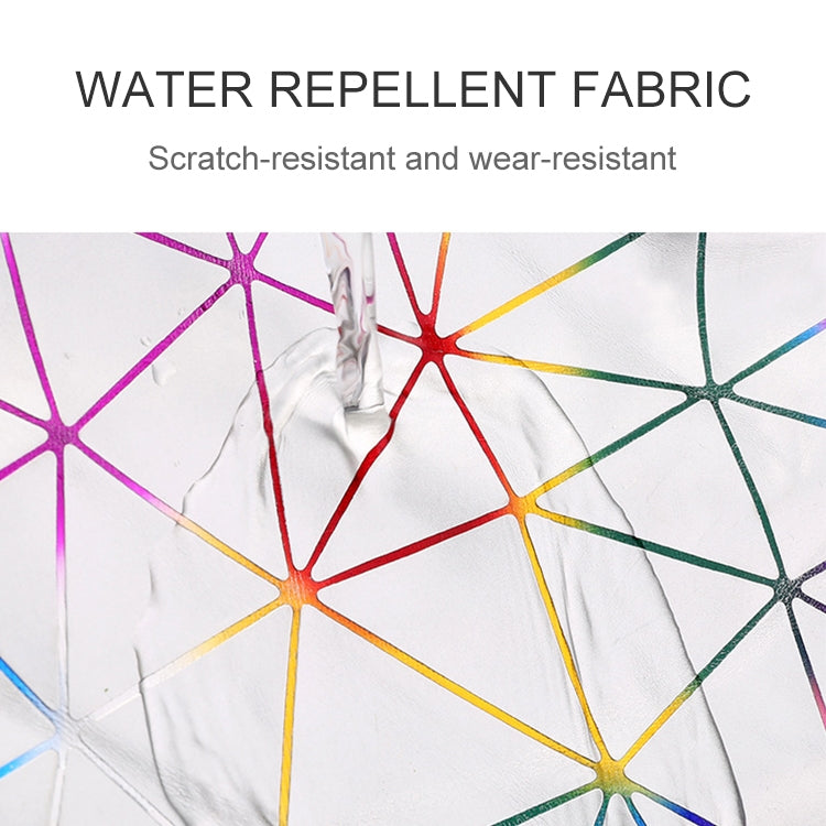 PU皮鐳射圖案腰包男女胸包斜挎包