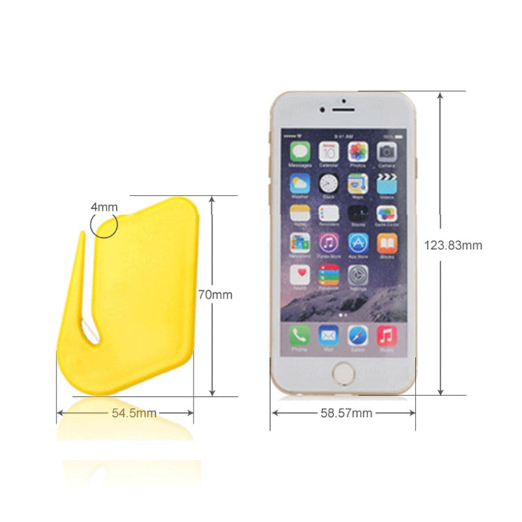 塑料迷你開信刀 信封信件開封器 裁紙刀片辦公用品