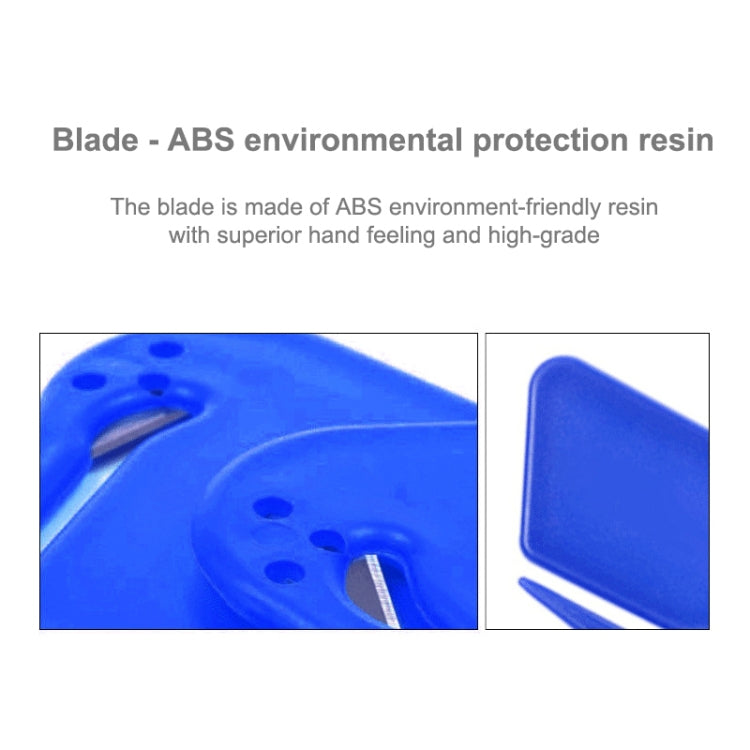 塑料迷你開信刀 信封信件開封器 裁紙刀片辦公用品