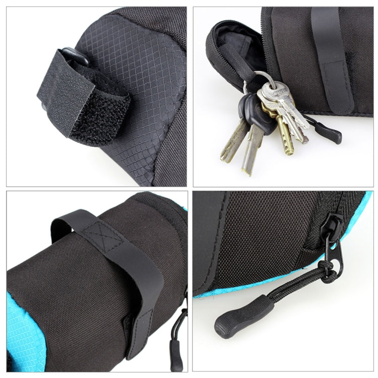 3色尼龍自行車包自行車防水收納馬鞍包自行車尾收納袋