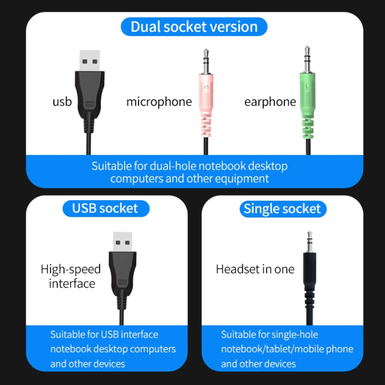 潘森 PSH-400 USB電腦頭戴式發光RGB有線耳麥