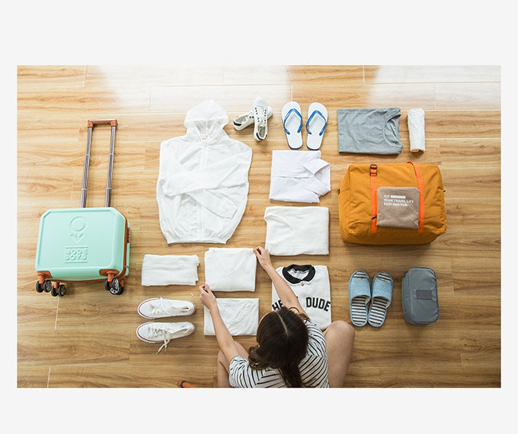 可摺疊女士旅行包男女通用行李旅行手提包防水旅行包