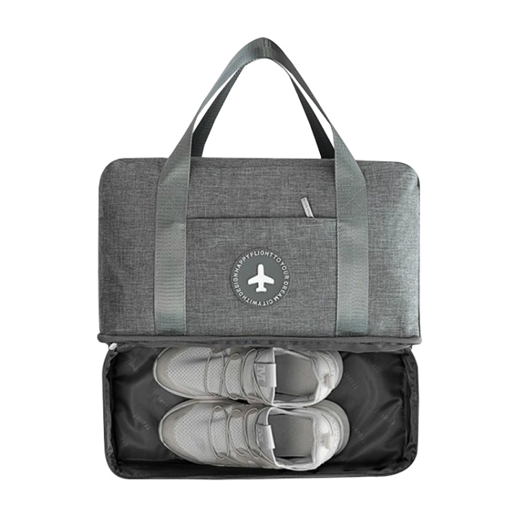 防水大容量雙層沙灘包便攜運動包立方包旅行包