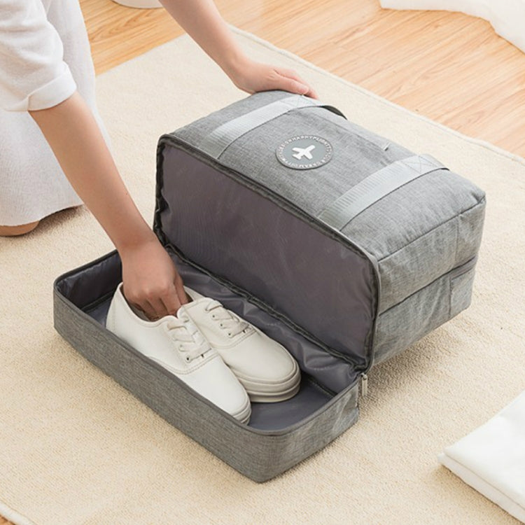 防水大容量雙層沙灘包便攜運動包立方包旅行包