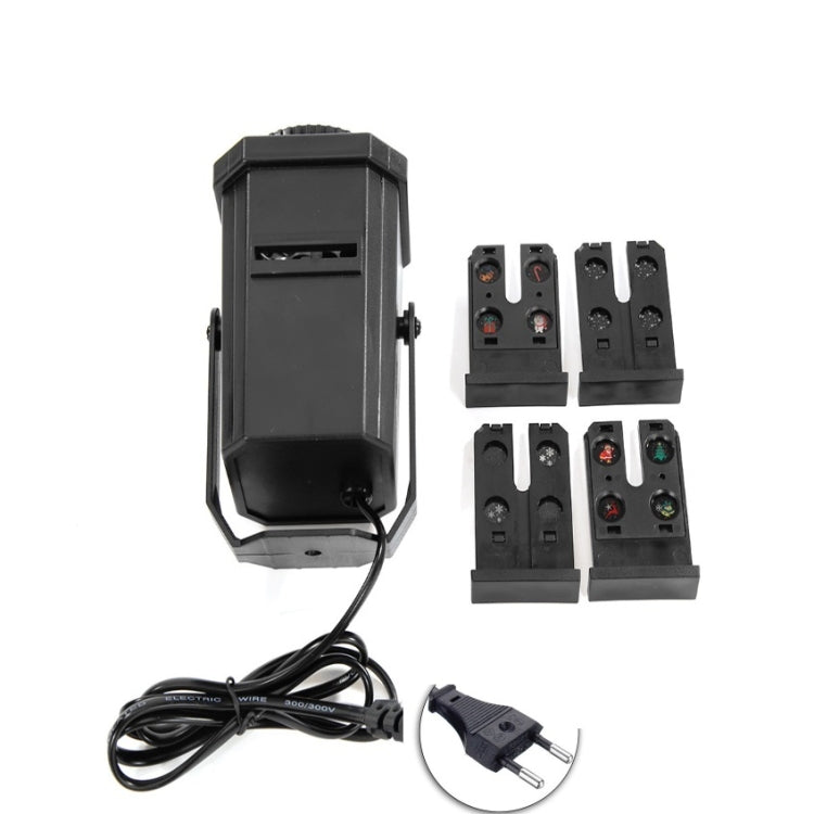 8W LED舞檯燈光聖誕雪花圖案投影燈效果激光燈