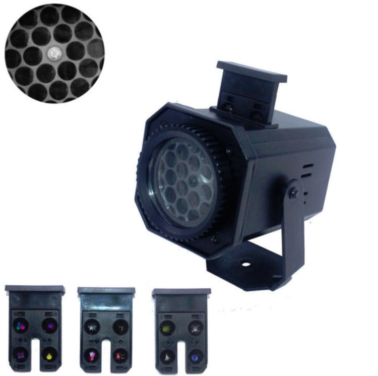 8W LED舞檯燈光聖誕雪花圖案投影燈效果激光燈