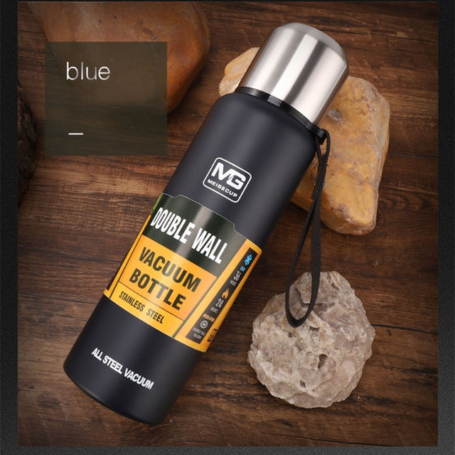 戶外保溫瓶便攜式大容量保溫杯