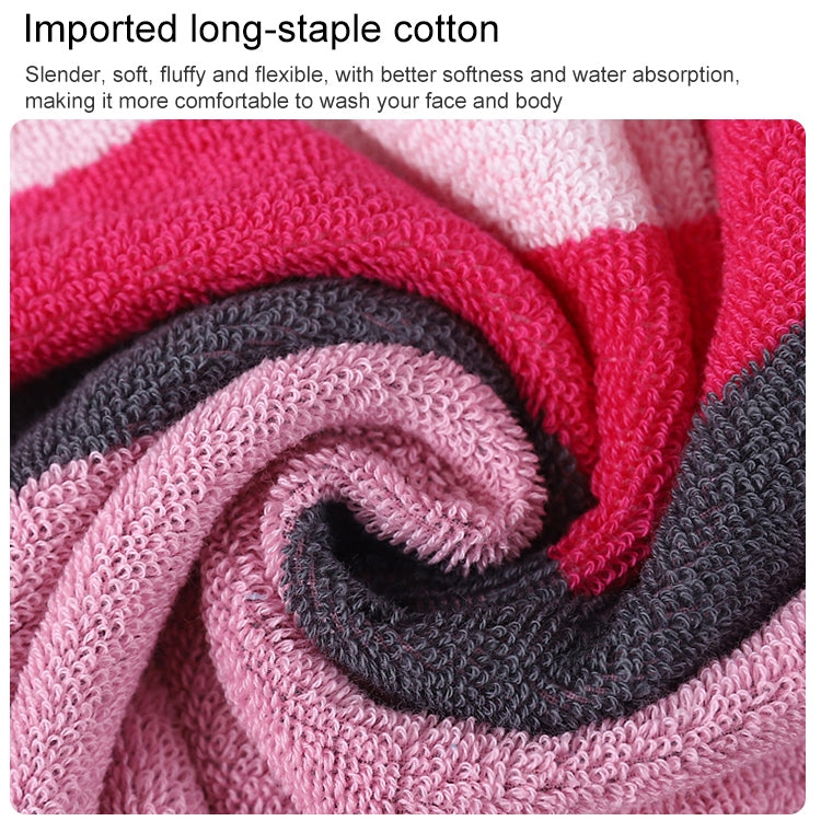 條紋純棉加厚健身毛巾