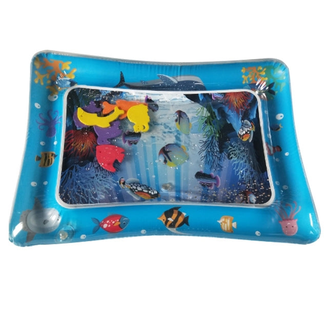 Baby Inflatable Aquarium Water Playing Cushion Prostrate Pad Toy Mat