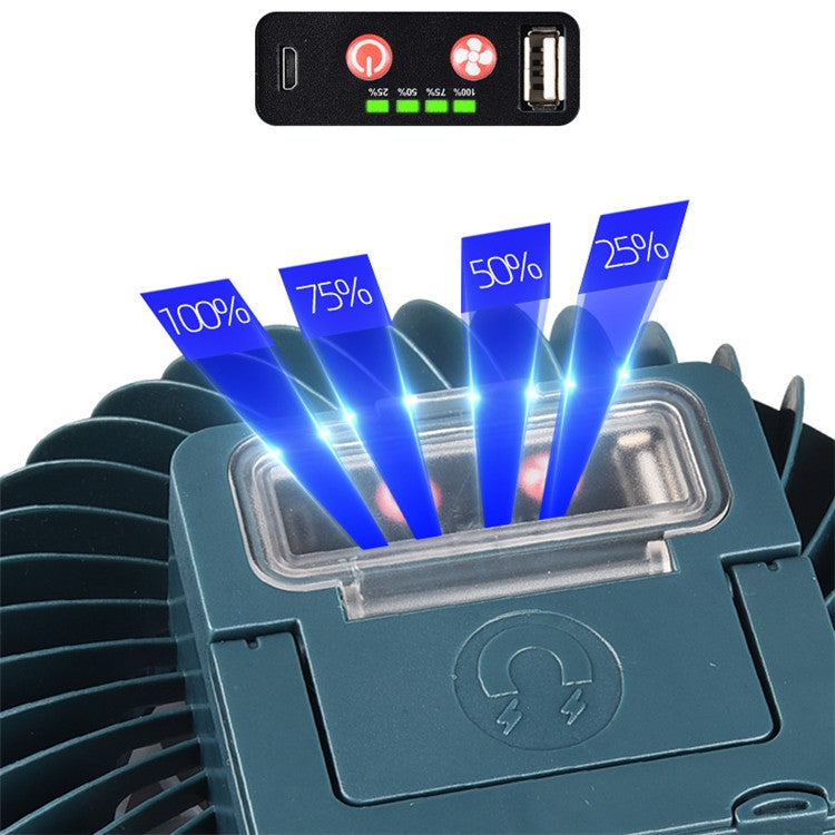 USB充電風扇燈直播多功能帳篷野營燈