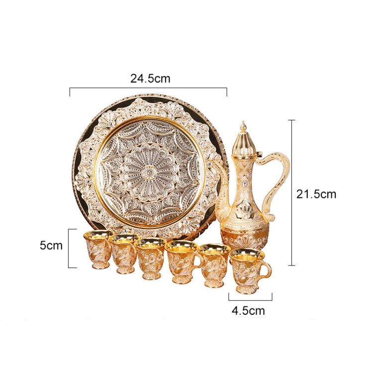 酒杯套裝 創意家用歐式酒具金屬酒壺分酒器