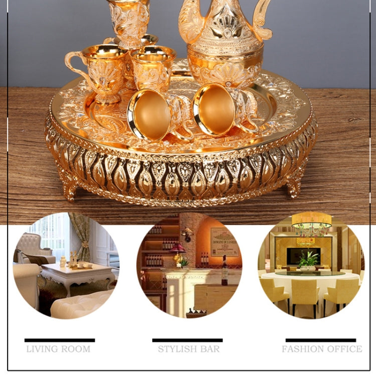 酒杯套裝 創意家用歐式酒具金屬酒壺分酒器