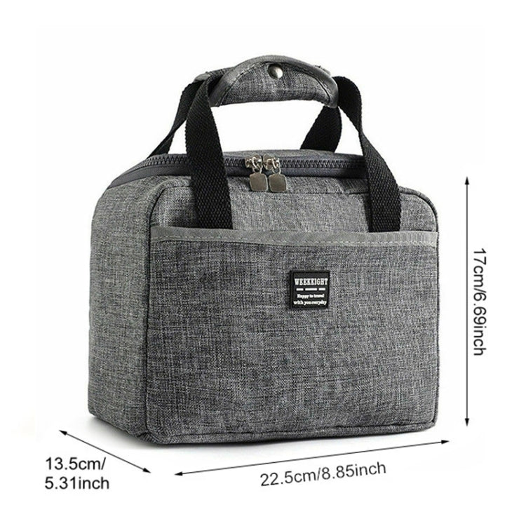 加厚手提飯盒袋 保溫便當包兒童帶飯餐包