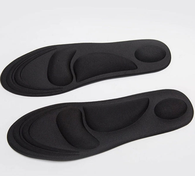 一雙賣 女士4D運動海綿軟鞋墊高跟鞋墊緩解疼痛 足弓支撐鞋墊