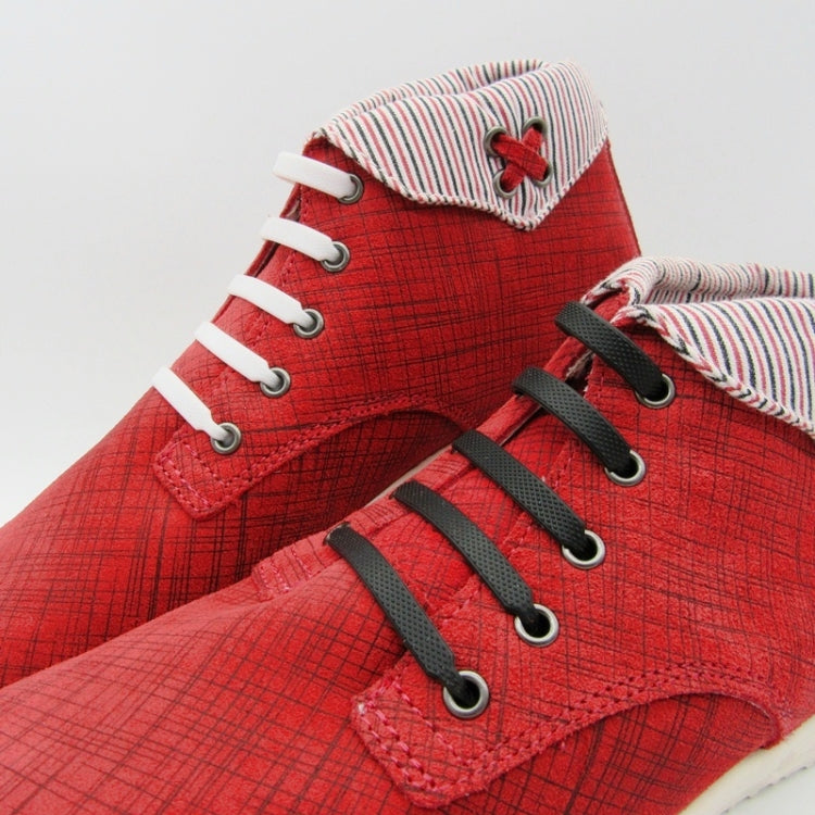 16件/套 跑步無系帶鞋帶時尚男女通用運動彈力硅膠鞋帶