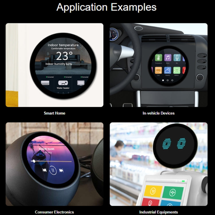 Waveshare 1080x1080P IPS光學貼合5寸HDMI圓形10點觸控屏