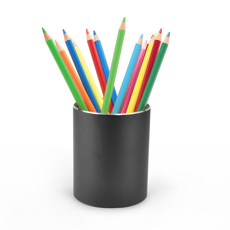 鋁圓桌辦公桌筆筒筆盒收納盒文具禮品