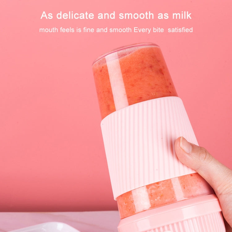 便攜式USB充電迷你家用電動水果榨汁機