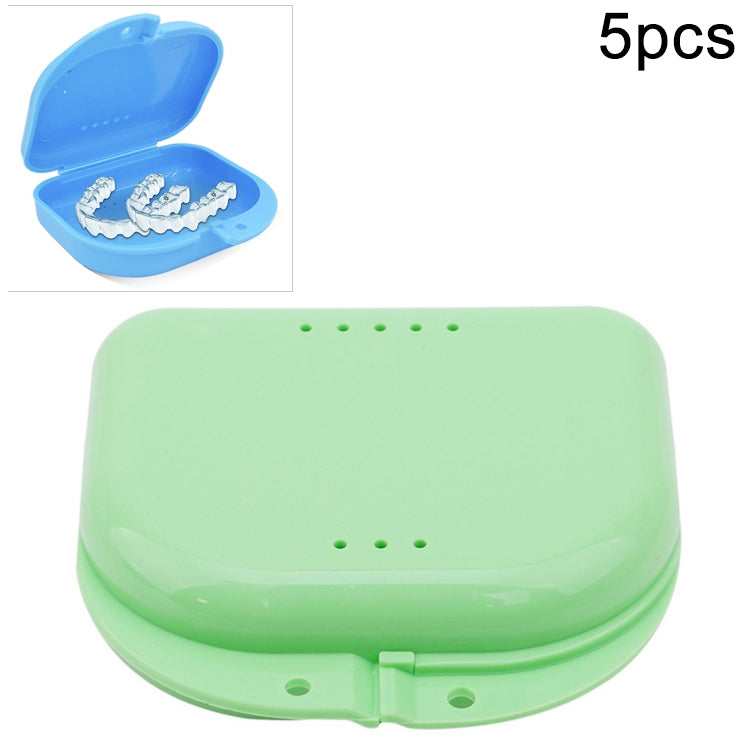 5個一賣 帶孔儲牙盒矯正器盒