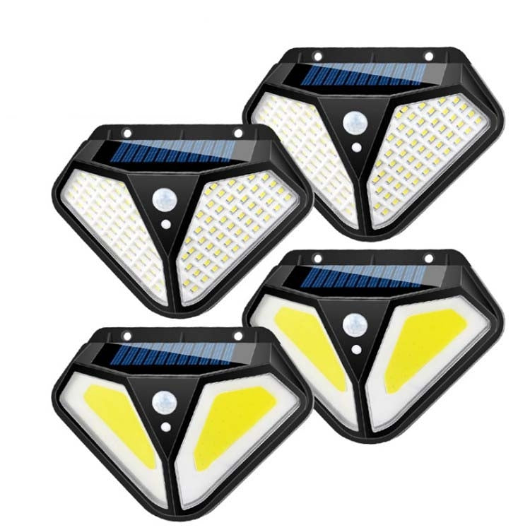 太陽能壁燈人體感應庭院燈別墅防水戶外照明路燈