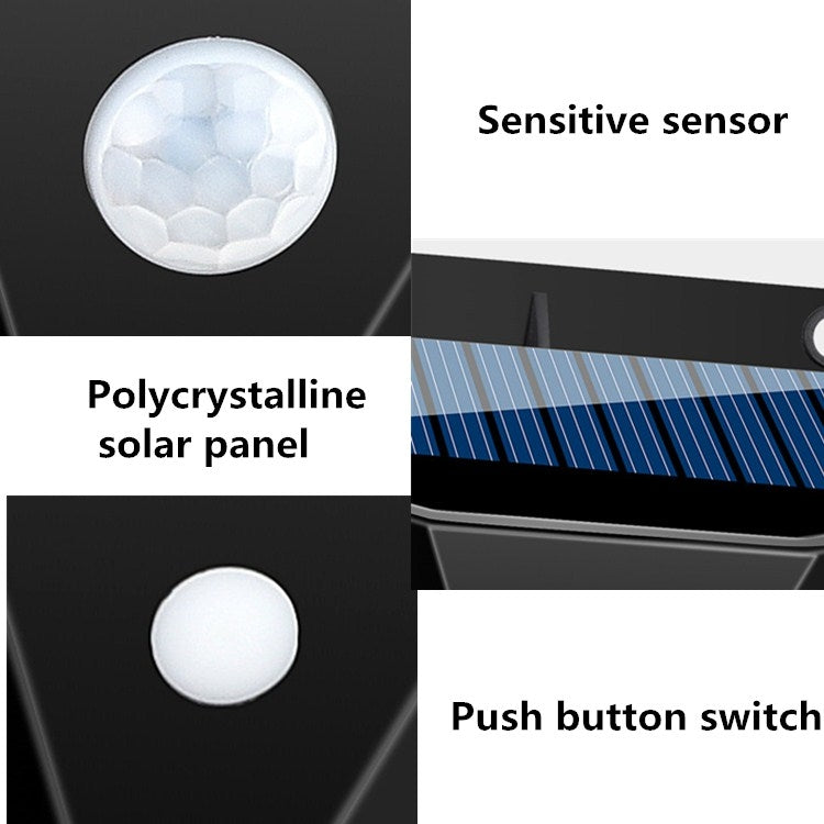 太陽能壁燈人體感應庭院燈別墅防水戶外照明路燈