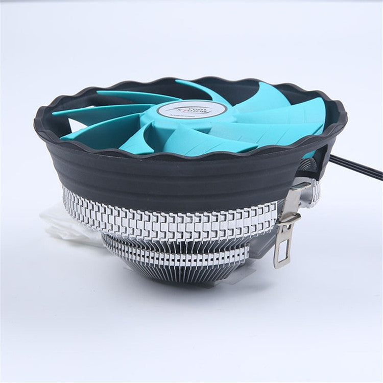 冷風暴12CM台式電腦散熱器靜音CPU風扇適用於intel AMD