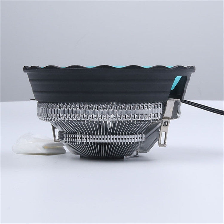 冷風暴12CM台式電腦散熱器靜音CPU風扇適用於intel AMD