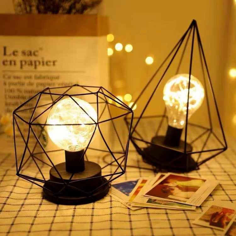 極簡銅絲燈卧室居家鐵藝台式燈