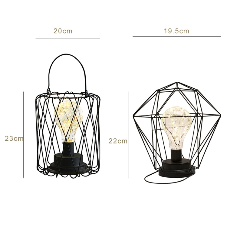 極簡銅絲燈卧室居家鐵藝台式燈
