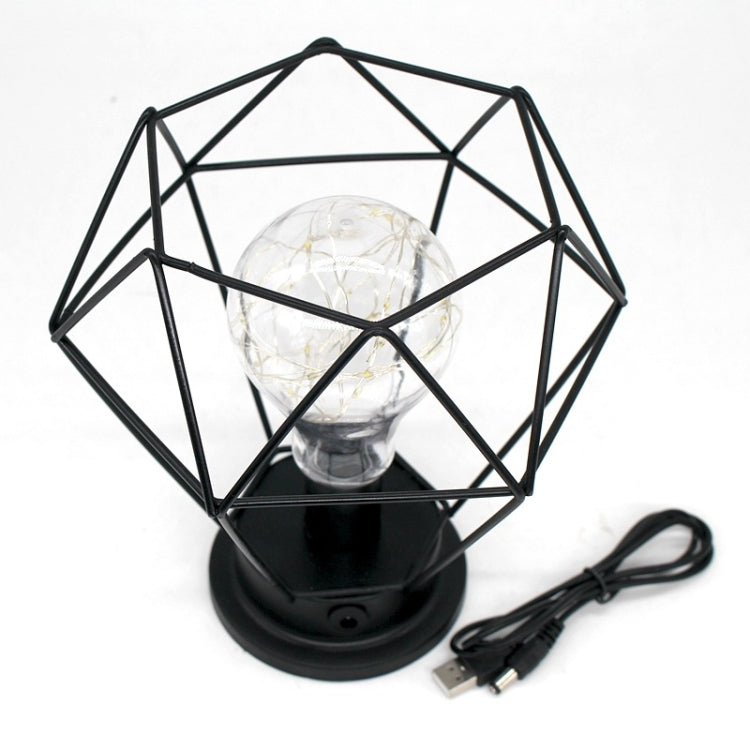 極簡銅絲燈卧室居家鐵藝台式燈