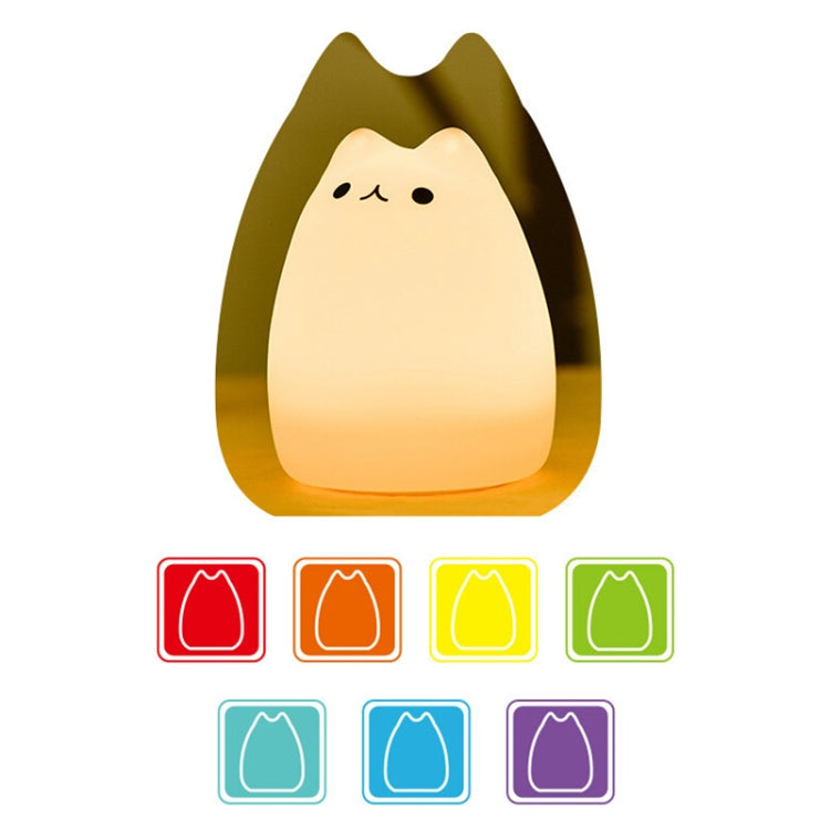 新奇夜燈可愛兒童夜燈遙控觸摸感應燈家居裝飾燈 充電款