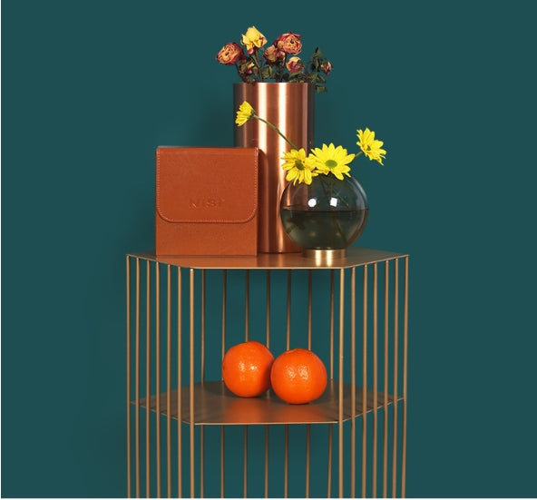 時尚簡約現代咖啡桌創意客廳桌花架