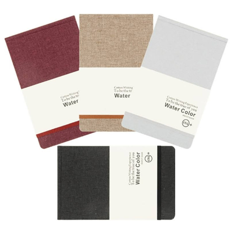A5棉布水彩空白筆記本記事本兒童繪畫素描塗鴉本