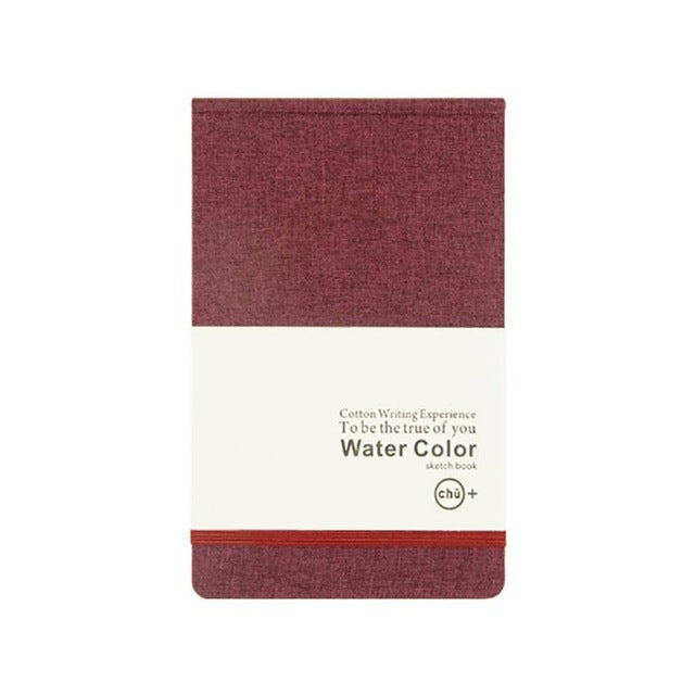 A5棉布水彩空白筆記本記事本兒童繪畫素描塗鴉本